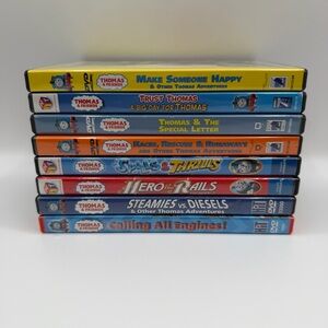 Thomas & Friends Lot of 8 Kids DVDs Thomas The Train Tank Engine TESTED WORKING
